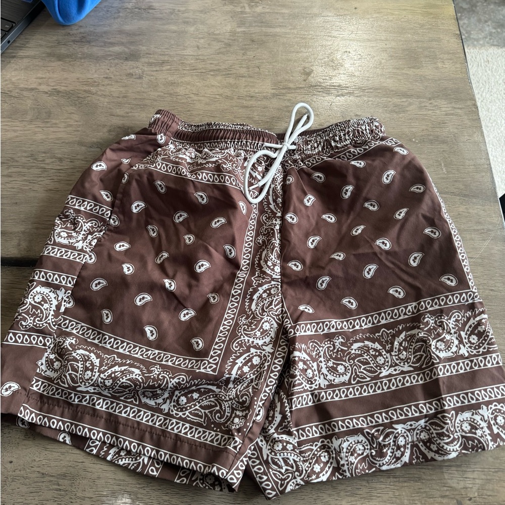 3 Pack Shein Shorts (Bandana Paterns) Athletic Shorts